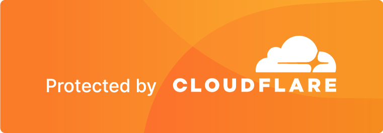 Protected by Cloudflare badge